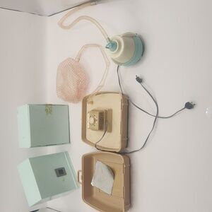 KIDDYPLIANCE BY BACHMANN" Vintage Barbie Size Hair Dryer And Vacuum Untested